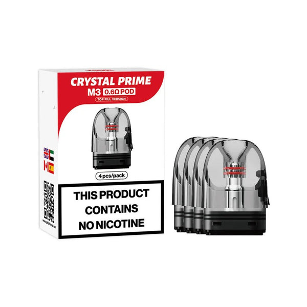 Crystal Prime M3 Replacement Pod -Pack of 4