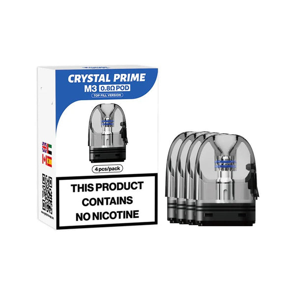 Crystal Prime M3 Replacement Pod -Pack of 4