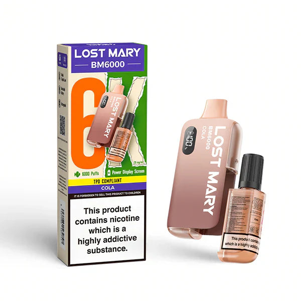 Lost mary BM6000 Prefilled Vape - Box of 5
