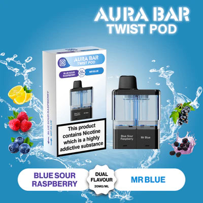 Aura Bar Twist 40k Puffs Pre-Filled Pods - Box of 5