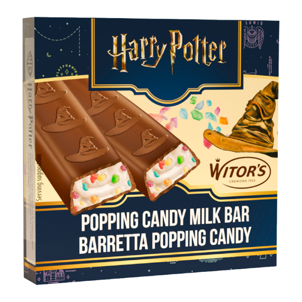 Harry Potter Popping Candy Milk Mini Bars 4pk 50g - 20CT