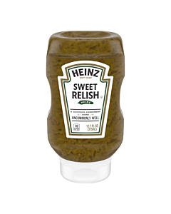 Heinz Squeezable Sweet Relish – 12.7 oz (375ml) – 12CT