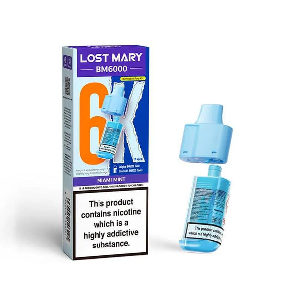 Lost Mary BM6000 Prefilled Vape Pods - Box of 5