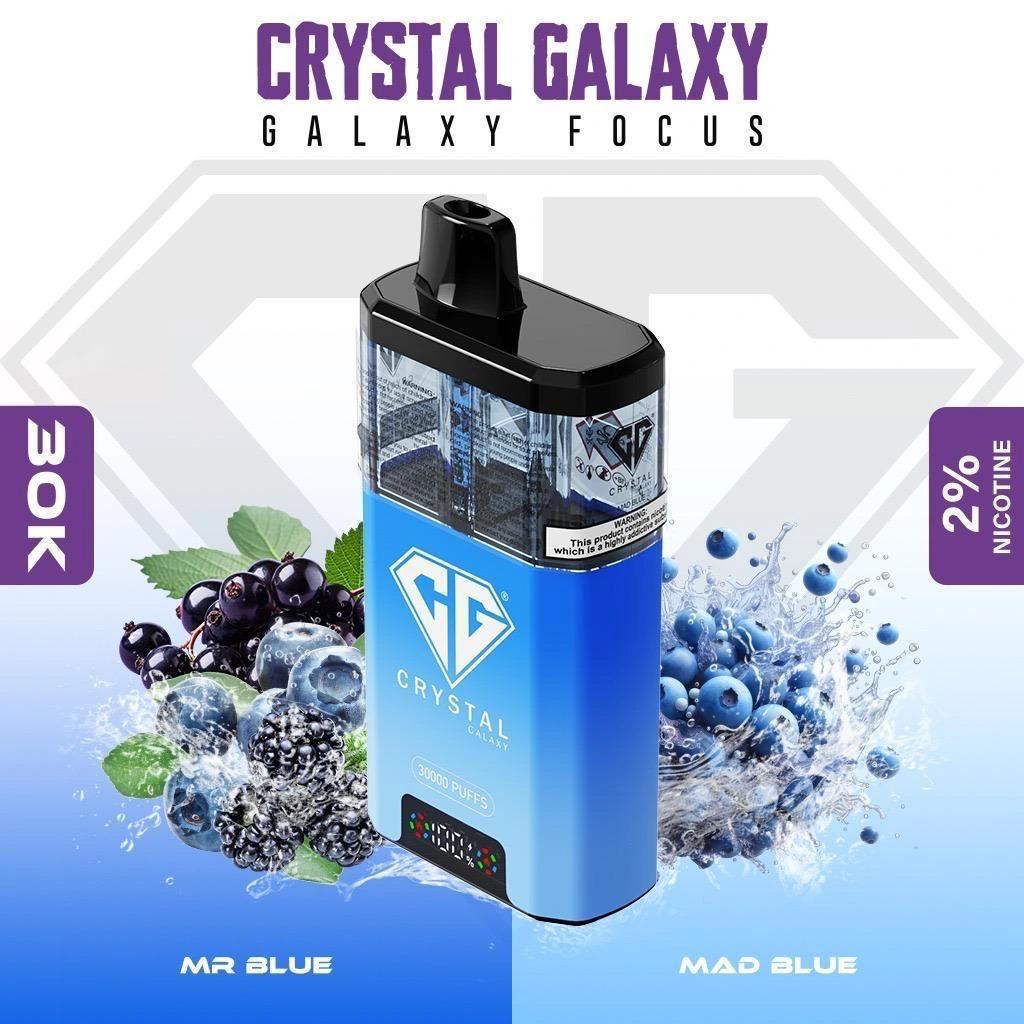 Crystal Galaxy Focus 2 30k Disposable Vape - Box of 5 | TPD compliant Prime Vapes Wholesale Crystal Galaxy Focus 2 30k Disposable Vape - Box of 5 | TPD compliant Prime Vapes Wholesale