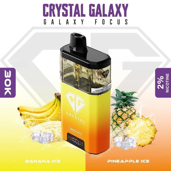 Crystal Galaxy Focus 2 30k Disposable Vape -  Box of 5 | TPD compliant