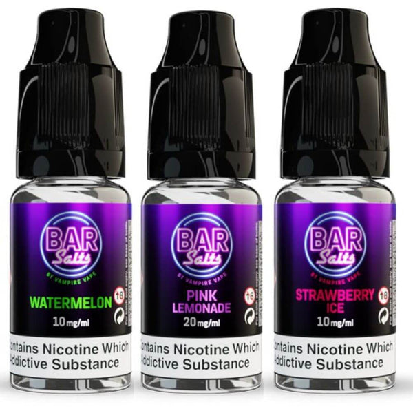 Vampire Vape Bar Salts 10ml Nic Salt - Pack of 10