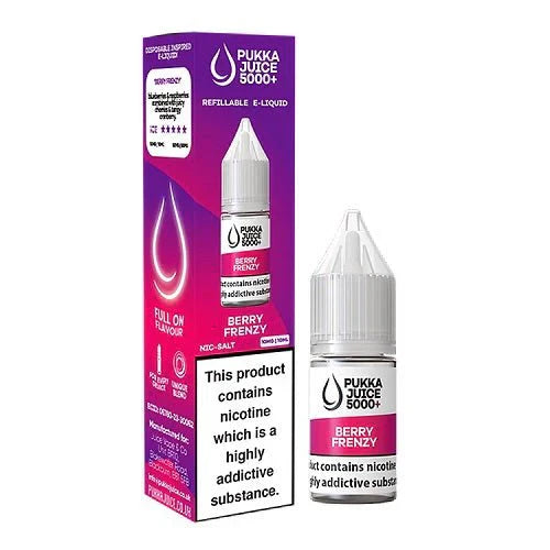 Pukka Juice 5000+ Nic Salt E-Liquid - Box of 10