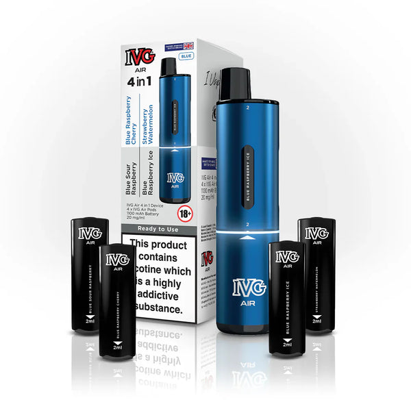 IVG Air 4-in-1 Prefilled Pod Vape Kit - Box of 5