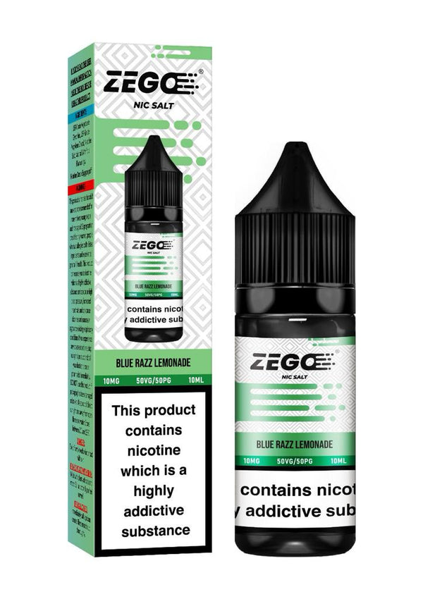 Zego Nic Salt 10ml E-Liquid - Box Of 10