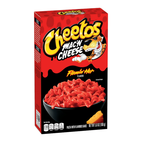 Cheetos Flamin’ Hot Mac ‘n Cheese Box 160g - 12CT