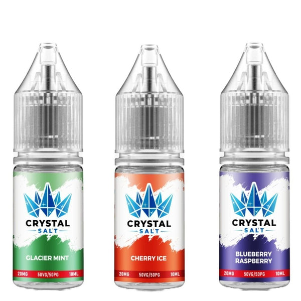 Crystal Salt 10ml Nic Salts E-Liquid - Pack of 10
