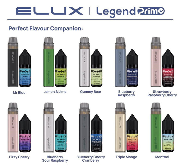Elux Legend Prime 5000 Disposable/Refillable Pod Vape Kit