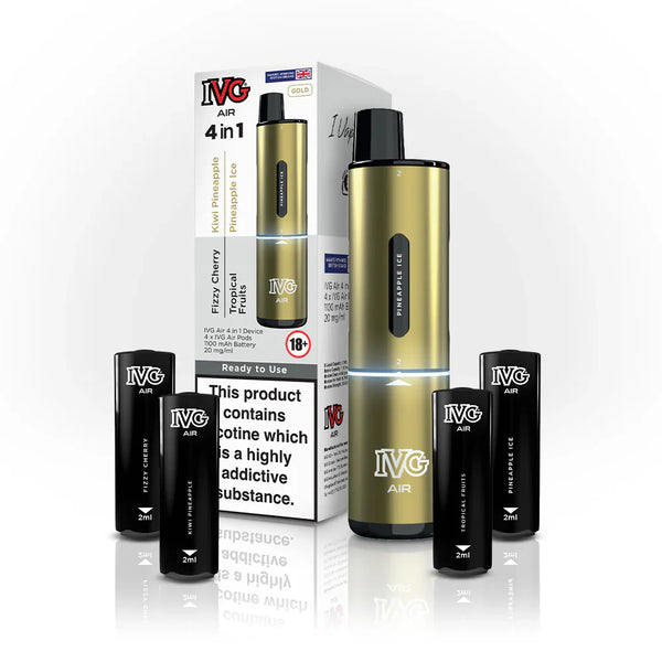 IVG Air 4-in-1 Prefilled Pod Vape Kit - Box of 5