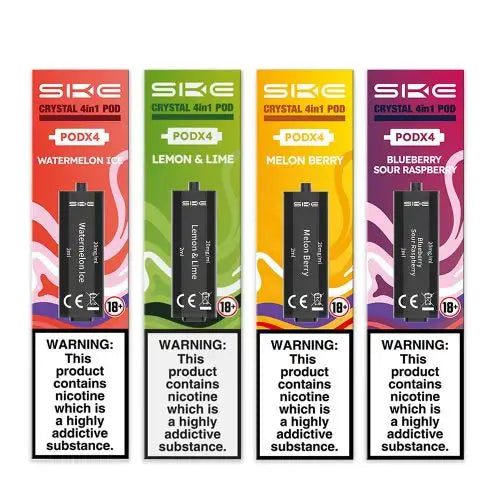 SKE CRYSTAL 4IN1 Prefilled Replacement Vape Pods