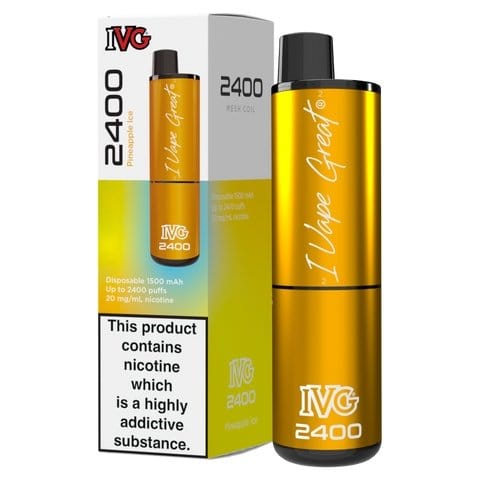 IVG 2400 Prefilled Vape Pod Puff Bar Box of 5