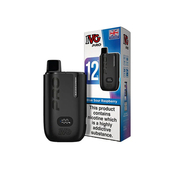 IVG Pro 12 Prefilled Pod Vape Kit TPD Compliant - Box of 5