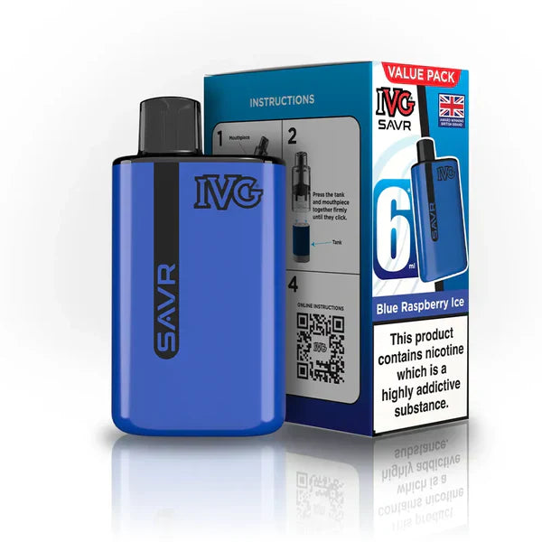 IVG SAVR 3000 Prefilled Pod Vape Kit TPD Compliant - Box of 5