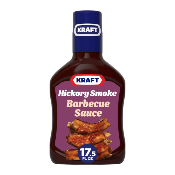Kraft Slow Simmered Hickory Smoke Barbecue Sauce & Dip 17.5oz (496g) – 12CT