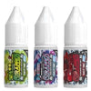 Pack of 10 Strapped On Ice 10ML Nic Salt