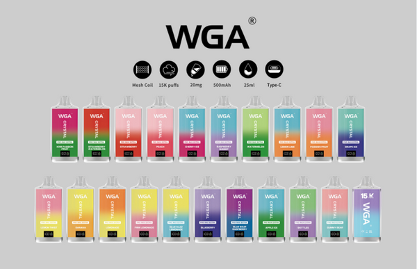 WGA Crystal Pro Max Extra 15000 Disposable Vape  - Box Of 10